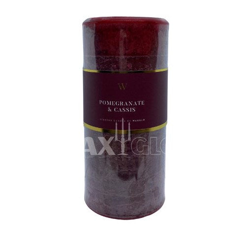 'W' Scented Range Pillar Candles - Cafe Supply