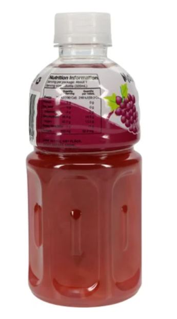 Mogu Mogu Grape Flavour Juice With Nate De Coco 320ml - Cafe Supply
