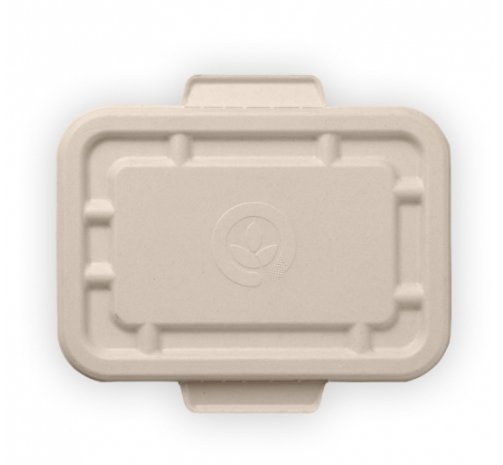 500 & 600ML NATURAL BIOCANE TAKEAWAY BASE LID - Cafe Supply