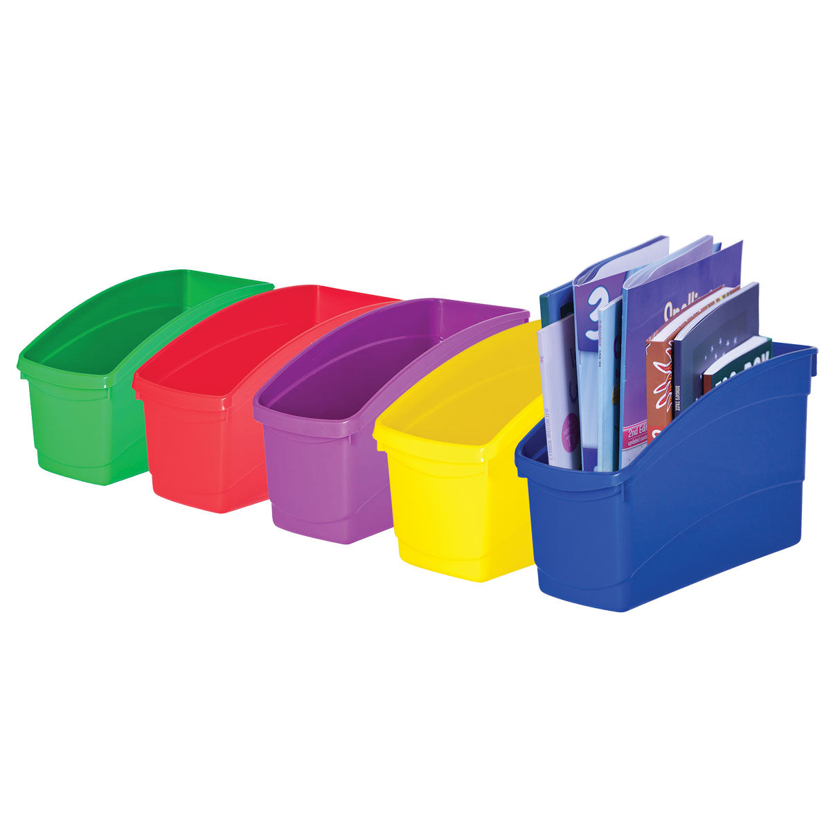 Elizabeth Richards Plastic Book and Storage Tub Red