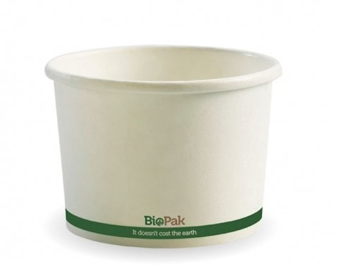 550ML / 16OZ WHITE BIOBOWL - Cafe Supply