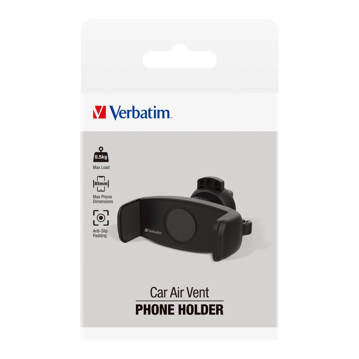 Verbatim Essentials Phone Mount Air Vent Black - Cafe Supply