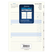 Filofax Refill Notebook A5 Month Planner 2024