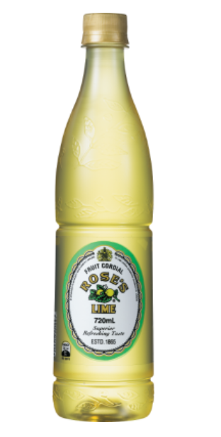 Rose's Lime Fruit Cordial 720ml