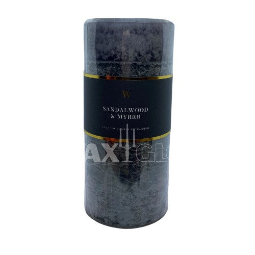 'W' Scented Range Pillar Candles - Cafe Supply