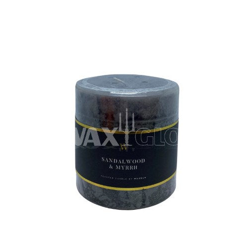 'W' Scented Range Pillar Candles - Cafe Supply