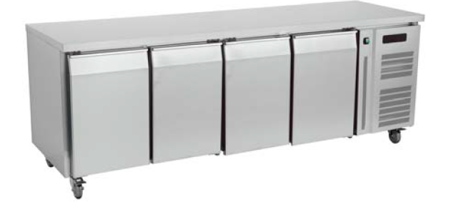 Kitchen Storage & Preparation 4 Doors Chillers - Cafe Supply