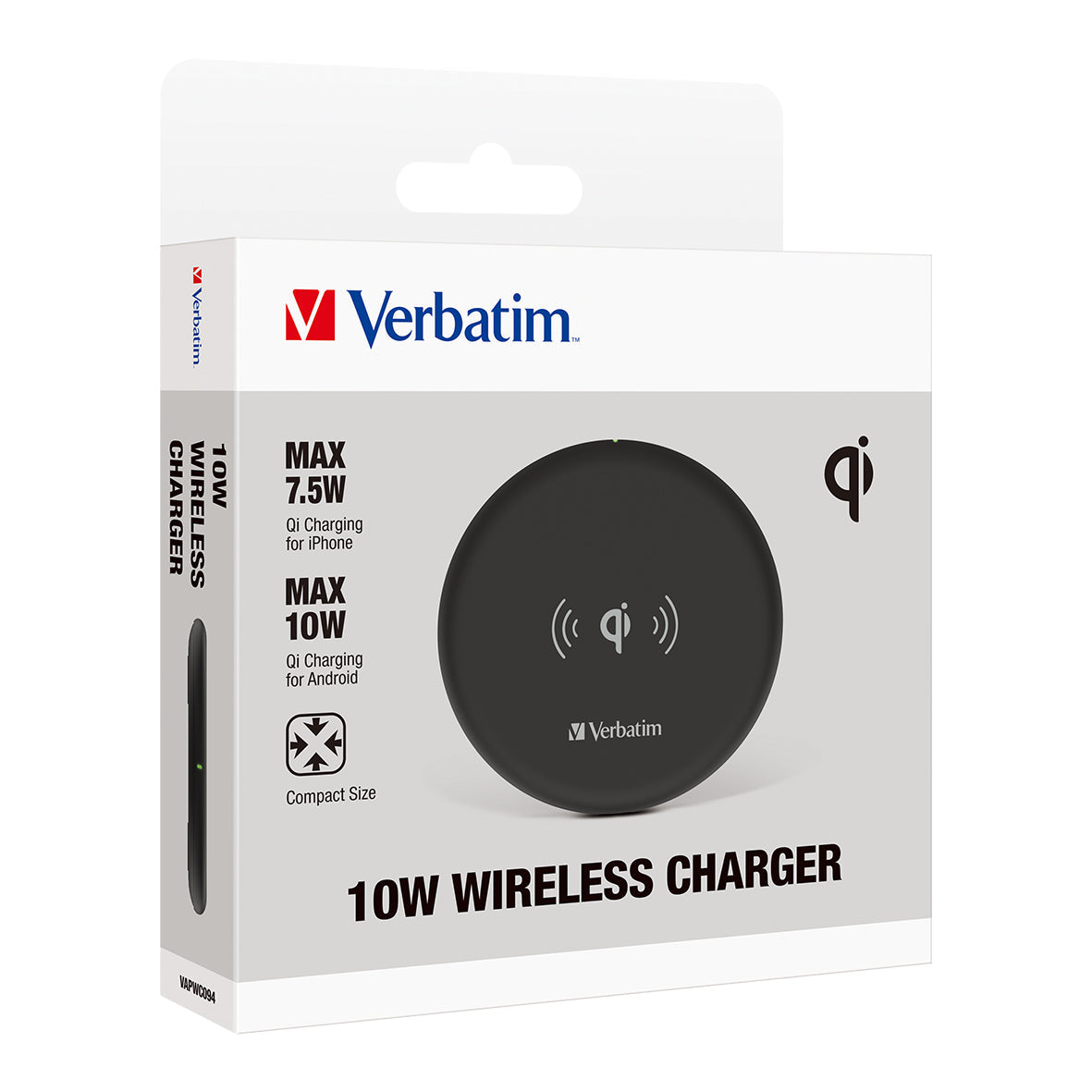 Verbatim Essentials Wireless Charger 10W Black - Cafe Supply
