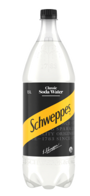 Schweppes Classic Soda Water 1.5l - Cafe Supply