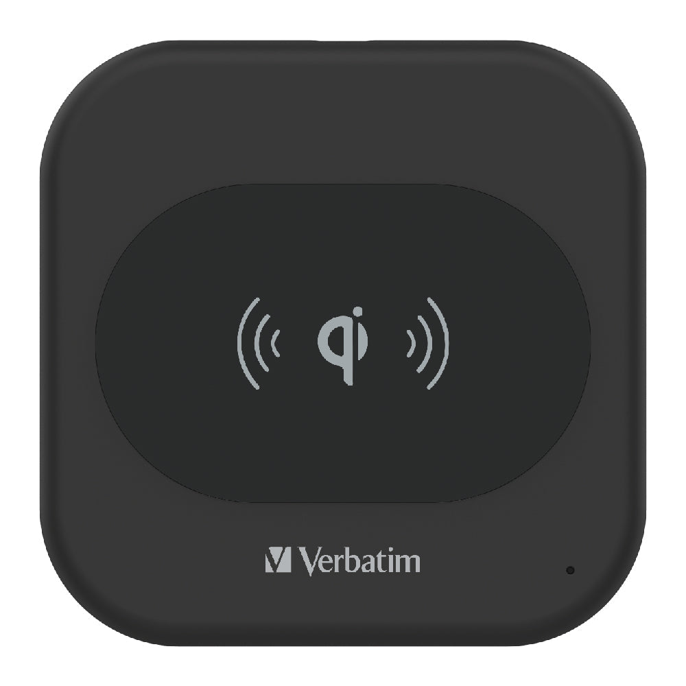 Verbatim Essentials Wireless Charger 15W Black - Cafe Supply