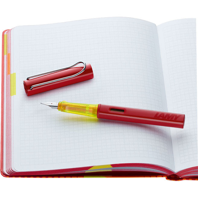 Lamy Al-Star FP Glossy Red Notebook Set - Cafe Supply