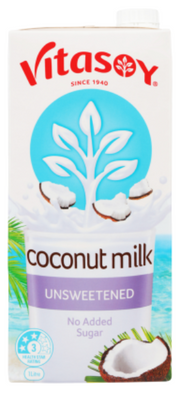 Vitasoy Unsweetened Coconut Milk 1l - Cafe Supply