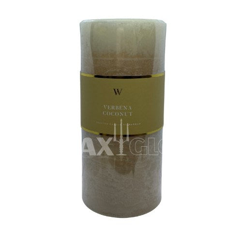 'W' Scented Range Pillar Candles - Cafe Supply