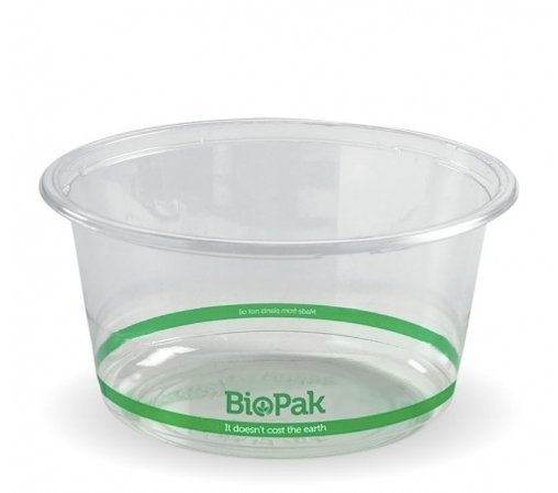 700ML CLEAR WIDE BIOBOWL - Cafe Supply