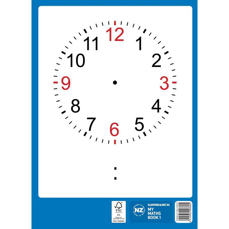 Warwick My Maths Book 1 10mm Quad 64 Page - Cafe Supply