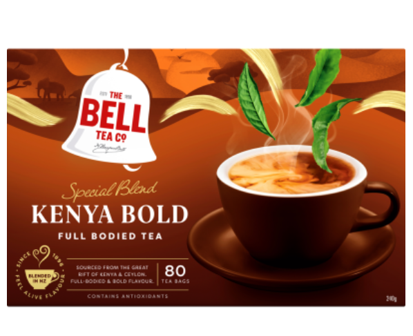 Bell Special Blend Kenya Bold Black Tea Bags 80pk - Cafe Supply