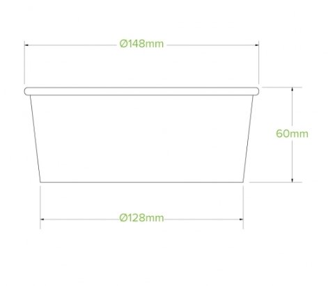 750ML MEDIUM KRAFT BIOBOWL - Cafe Supply