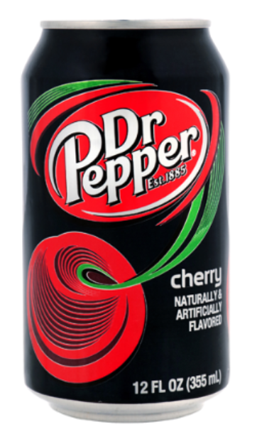 Dr Pepper Cherry Soft Drink Can 355ml