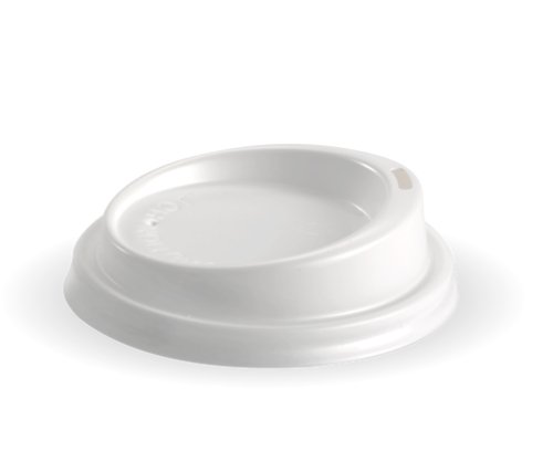 80MM PS WHITE SMALL LID - Cafe Supply