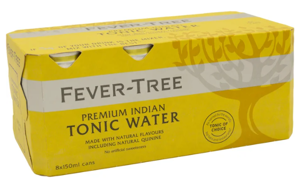 Fever-Tree Premium Indian Tonic Water 8 x 150ml
