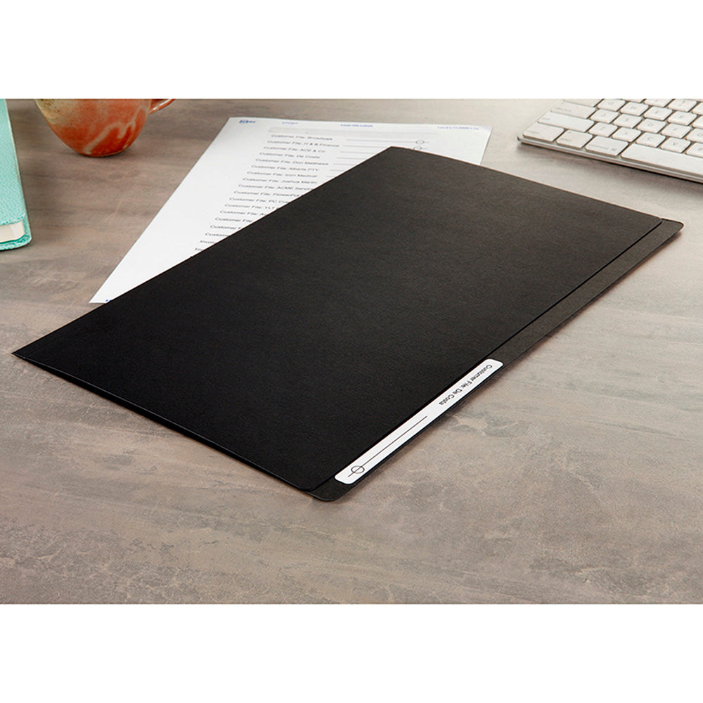 Avery File Folder Black 250gsm Foolscap Pack 10 - Cafe Supply