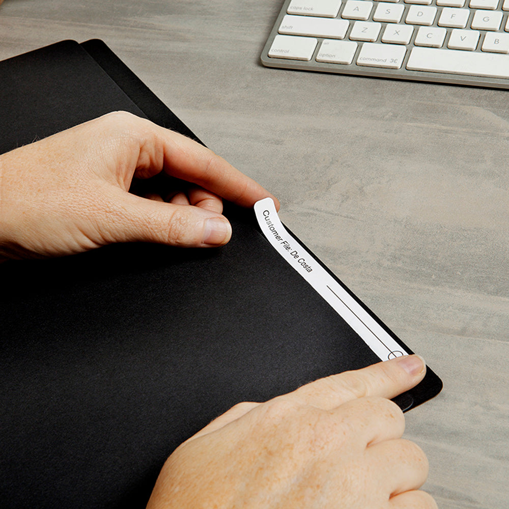 Avery File Folder Black 250gsm Foolscap Pack 10 - Cafe Supply