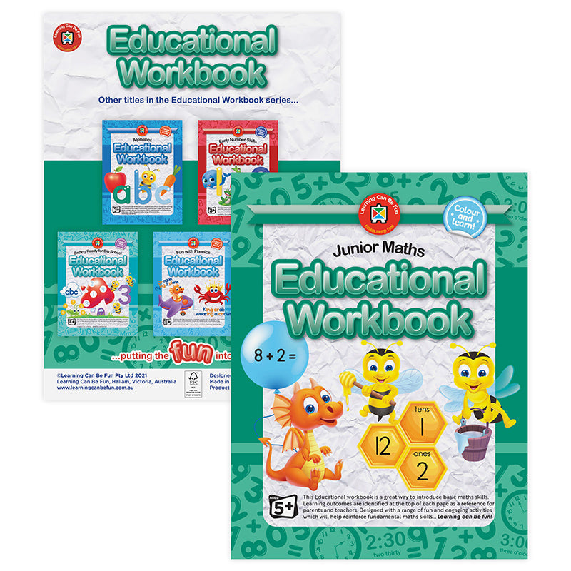 LCBF Educational Workbook Junior Maths - Cafe Supply