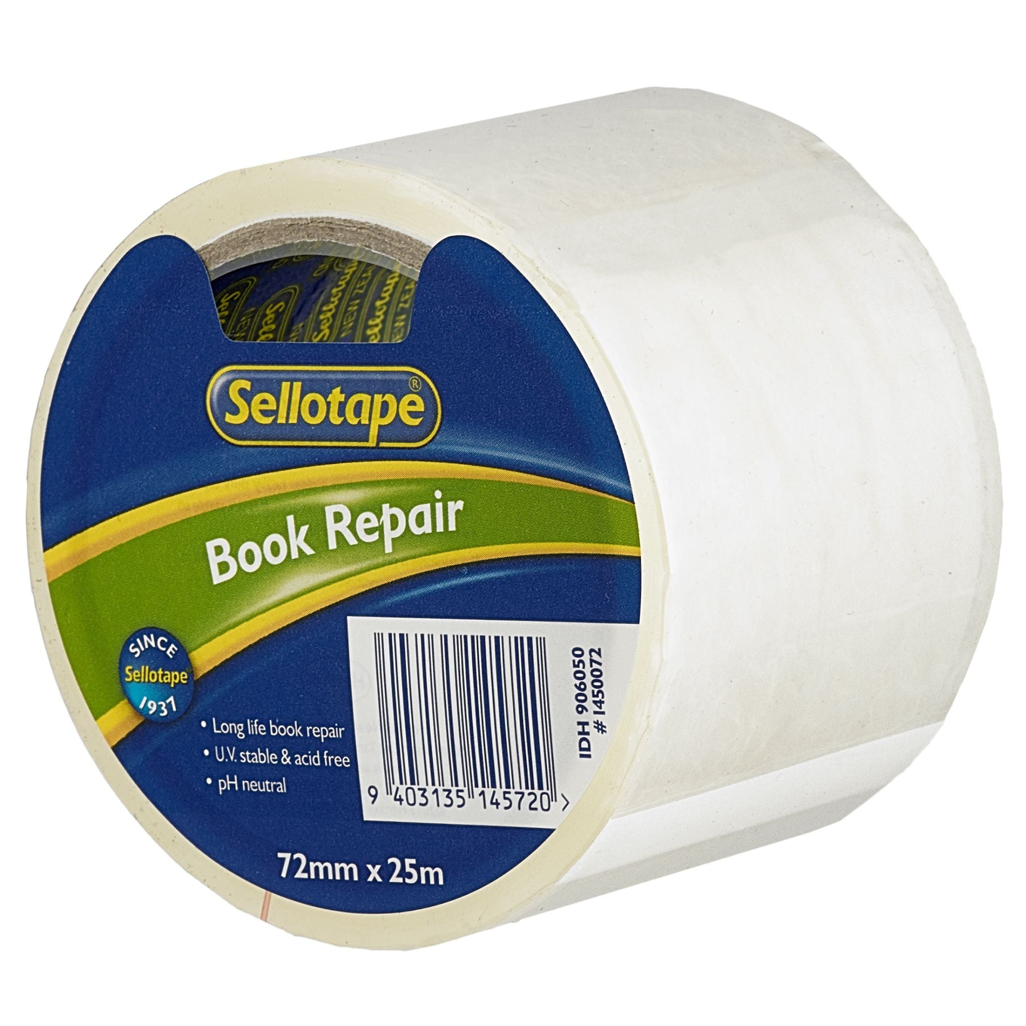Sellotape 1450 Book Repair 72mmx25m - Cafe Supply