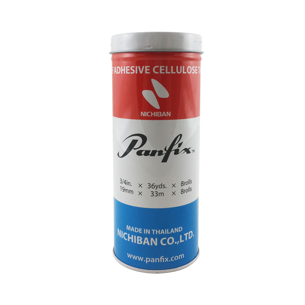 Panfix Cellulose Tape Tin Small 19mmx33m x 8 rolls - Cafe Supply