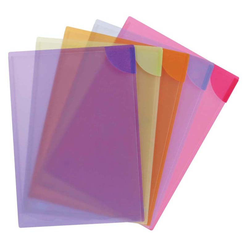 Avery Colour Lock Files A4 Assorted Pack 5 - Cafe Supply