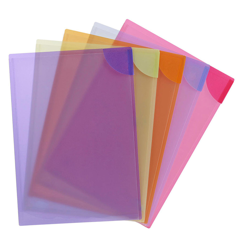 Avery Colour Lock Files A4 Assorted Pack 5 - Cafe Supply