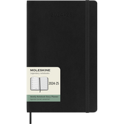 Moleskine Diary 18M Weekly + Notes Soft Cover Large Black