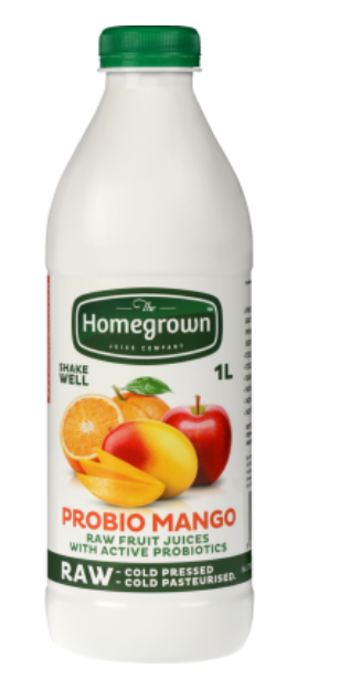 The Homegrown Juice Company Pro Bio Mango Raw Fruit Juice 1l - Cafe Supply