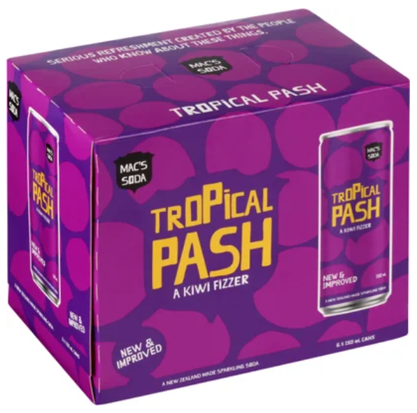 Mac's Tropical Pash 6 x 250ml
