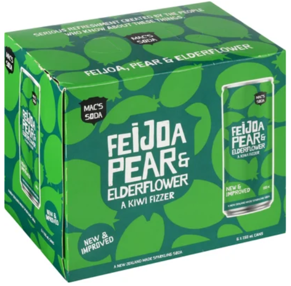 Mac's Feijoa Pear & Elderflower 6 x 250ml