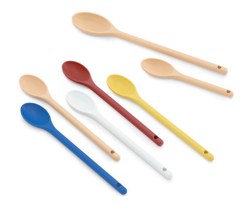 12-inch nylon prep spoon in red