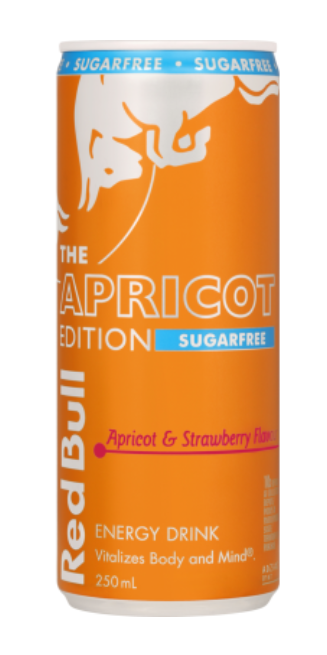Red Bull Sugar Free Apricot & Strawberry Energy Drink 250ml