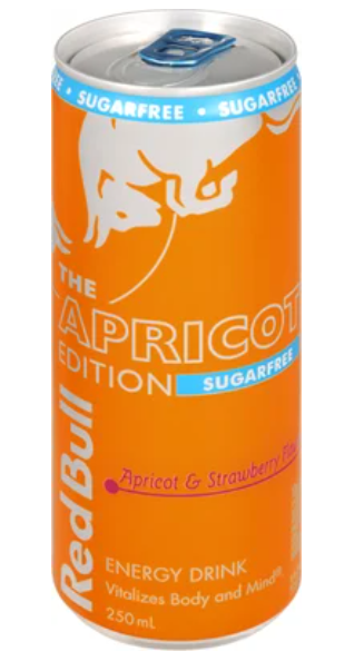 Red Bull Sugar Free Apricot & Strawberry Energy Drink 250ml