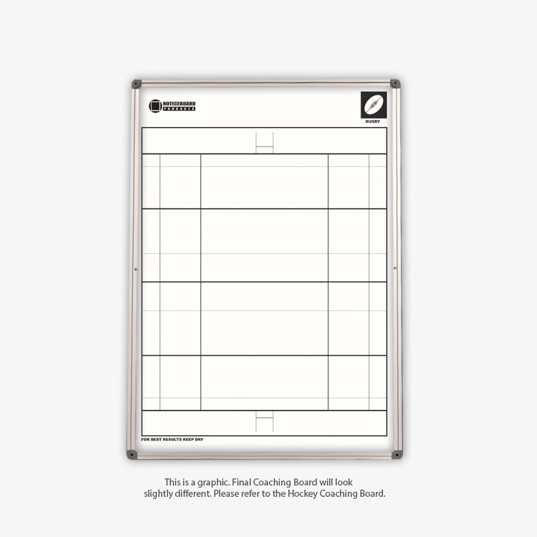 COACHING WHITEBOARDS | Magnetic | 600 x 900mm | Aluminium Frame