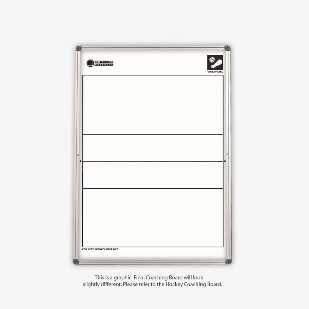 COACHING WHITEBOARDS | Magnetic | 450 x 600mm | Aluminium Frame