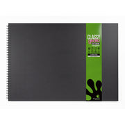 Artgecko Classy Sketchbook A2 Landscape 80 Pages 40 Sheets 150gsm White Paper - Cafe Supply