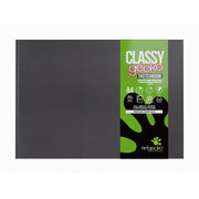 Artgecko Classy Sketchbook Casebound A4 Landscape 92 Pages 46 Sheets 150gsm White Paper - Cafe Supply