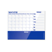 MONTHLY PLANNER | Magnetic Glassboard | 1200 x 900mm
