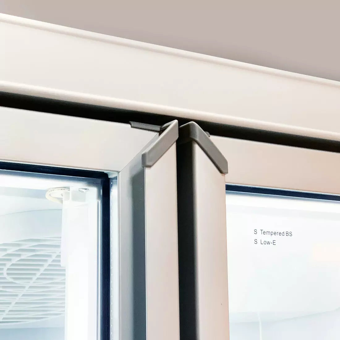 Thermaster Single Glass Door Colourbond Upright Drink Fridge LG-370P