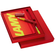 Lamy Al-Star FP Glossy Red Notebook Set - Cafe Supply