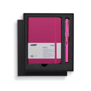 Lamy Notebook Fountain Pen Gift Set A6 Soft Cover Pink - Cafe Supply