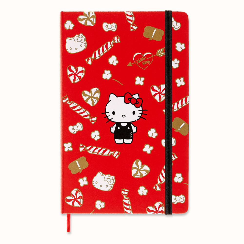 Moleskine Limited Edition Notebook Hello Kitty Large Ruled Red - Cafe Supply