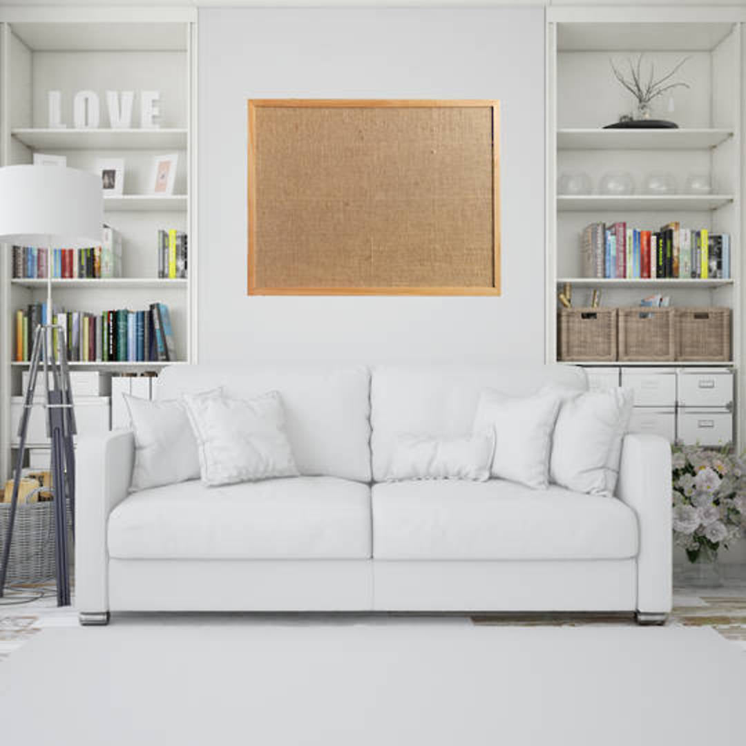 PINBOARD | Wood Frame | Hessian