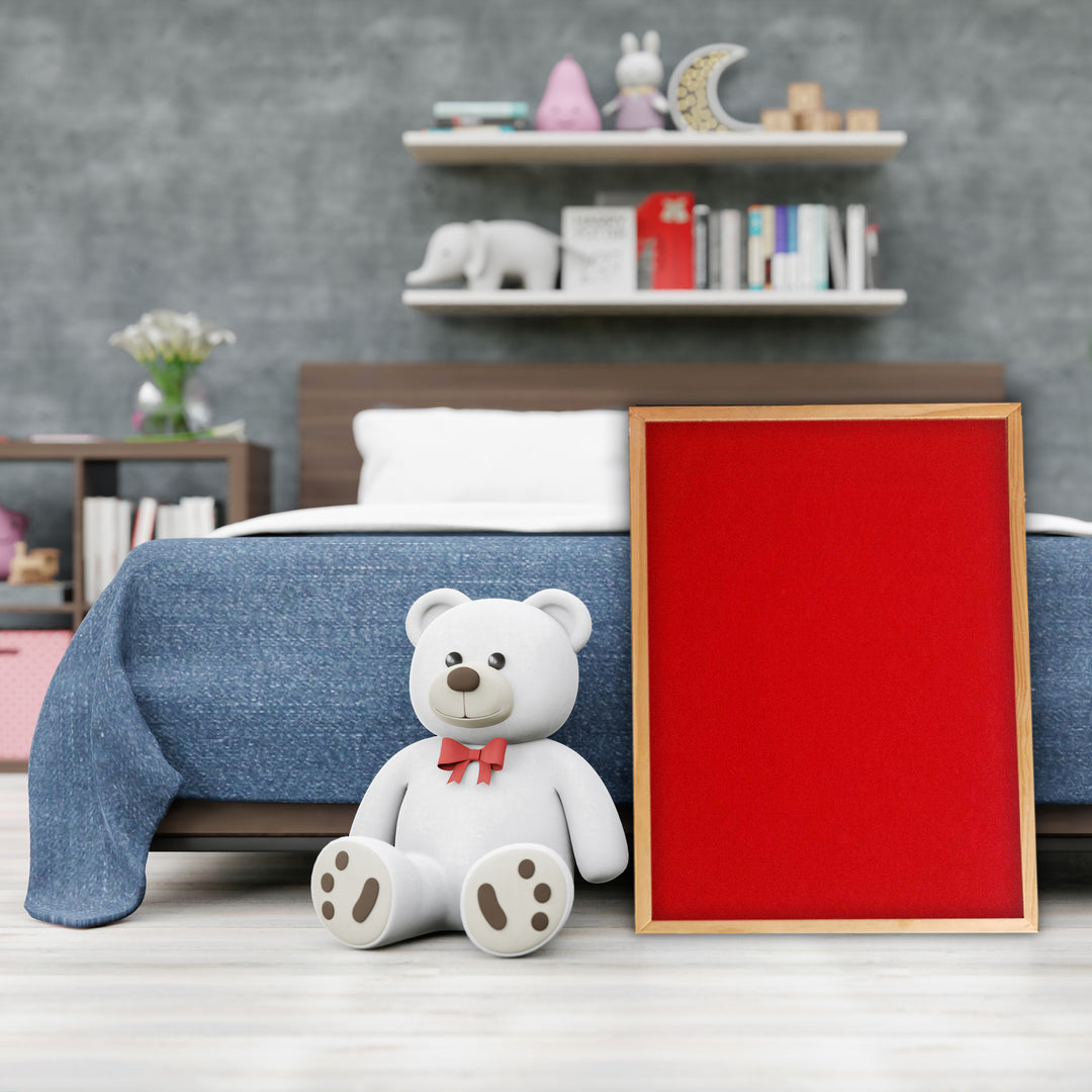 PINBOARD | Wood Frame | Brushed Fabric