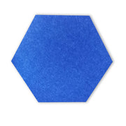 HEXAGON POLYESTER PINBOARD | 600x520mm | Ocean | 1pc
